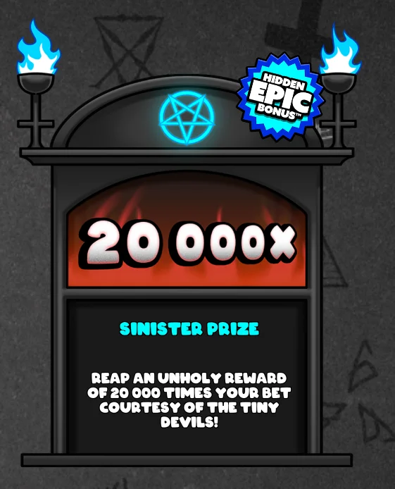 Play for 6 maximum win screen displaying 20000x bet cap with accumulated multipliers and total prize amount